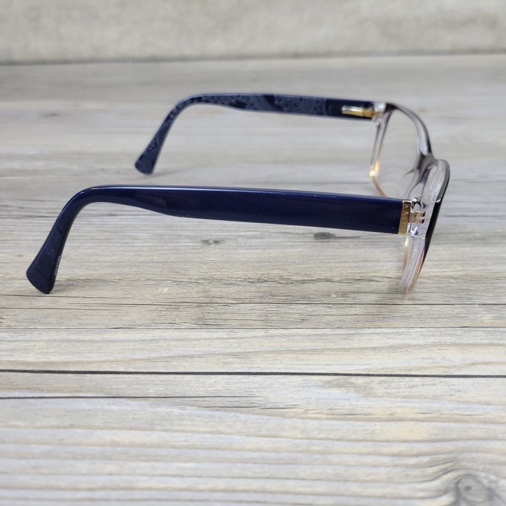 Ralph Lauren Eyeglass Frames RA7064 1114 Brown Navy Women 52-16-135 - Picture 3 of 15